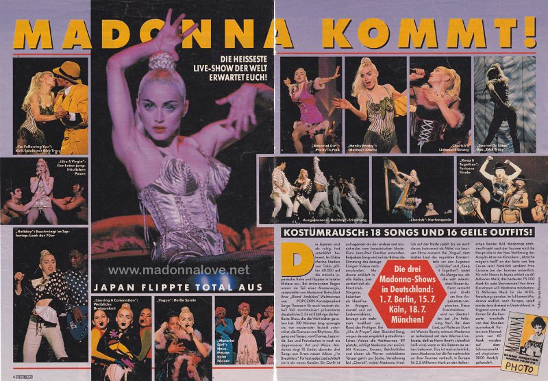 1990 - Unknown month - Popcorn - Germany - Madonna kommt!