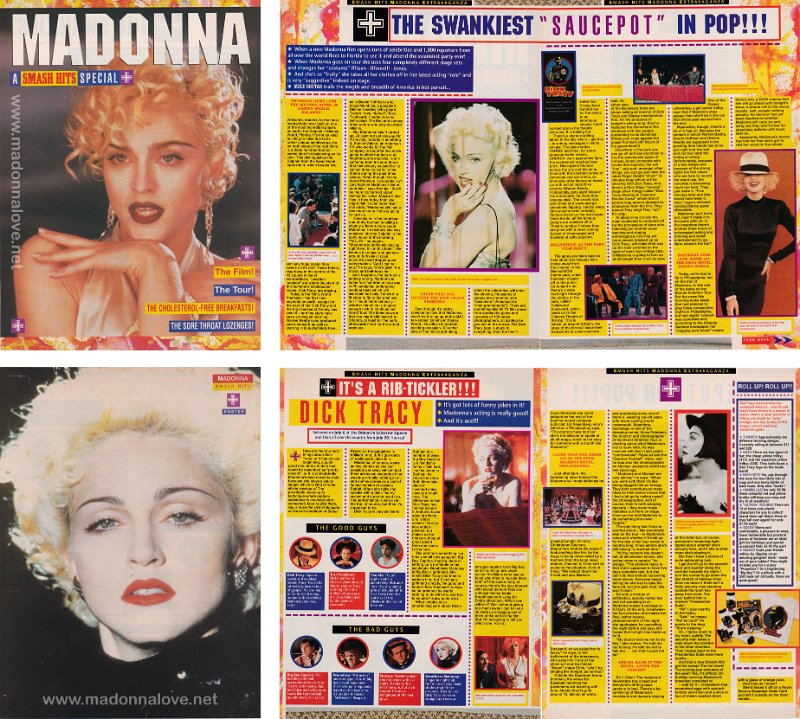 1990 - Unknown month - Smash Hits - UK - Madonna a Smash Hits special