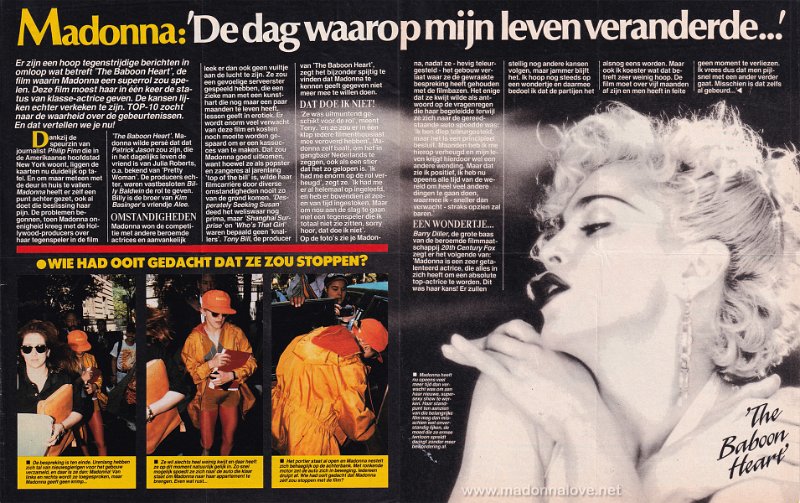 1990 - Unknown month - Top10 - Holland - Madonna - De dag waarop mijn leven veranderde
