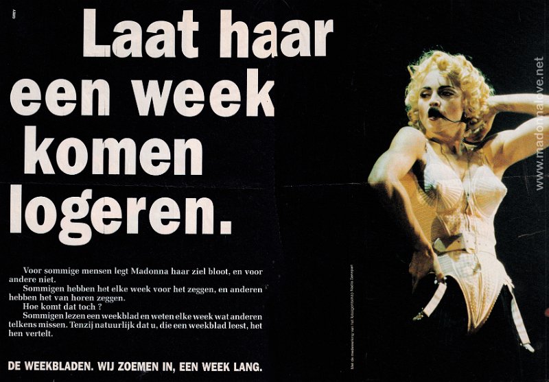 1990 - Unknown month - Unknown magazine - Holland - Laat haar een week komen logeren