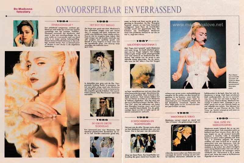 1990 - Unknown month - Unknown magazine - Holland - Onvoorspelbaar en verrassend