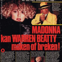 1990 - Unknown month - Prive - Holland - Madonna kan Warren Beatty maken of breken