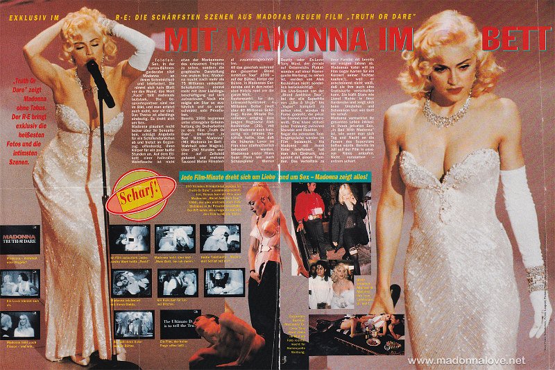 1991 - Unknown month - Rennbahn Express - Germany - Mit Madonna im bett