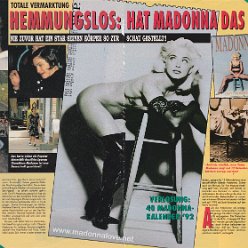 1991 - Unknown month - Popcorn - Germany - Hemmungslos hat Madonna das notig