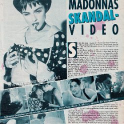 1991 - Unknown month - Popcorn - Germany - Justify my love - Madonnas skandalvideo