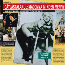 1991 - Unknown month - Popcorn - Hungary - Gatlastalanul - Madonna minden mennyisegben