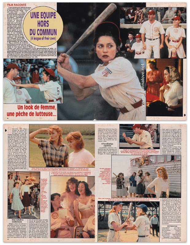 1992 - Unknown month - Cine Tele - France - Une equipe hors du commun (a league of their own)
