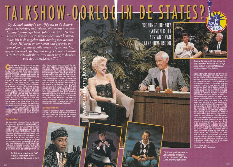 1992 - Unknown month - Veronica - Holland -Talkshow oorlog in de states