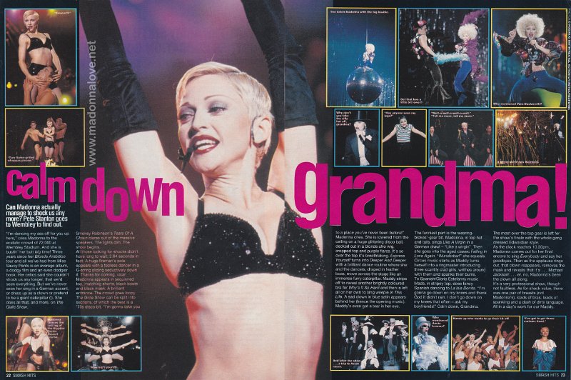 1993 - Unknown month - Smash Hits - UK - Calm down grandma!