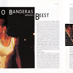 1996 - December - Squeeze - Holland - Antonio Banderas broeierig beest