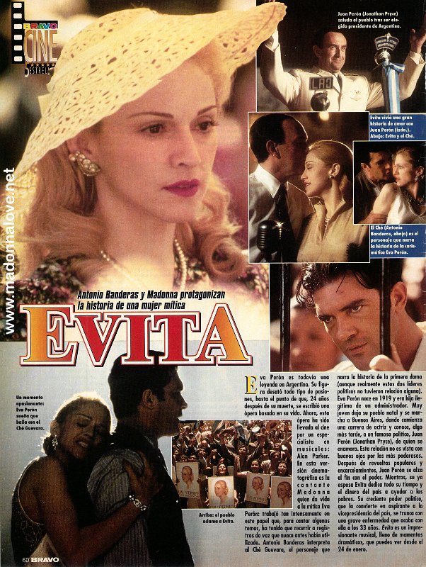 1996 - Unknown month - Bravo - Spain - Antonio Banderas y Madonna protagonizan la historia