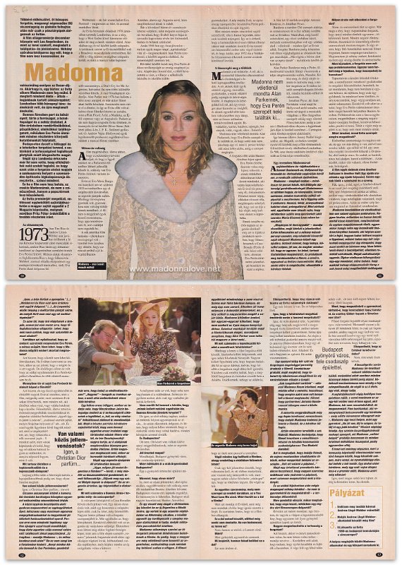 1996 - Unknown month - Unknown magazine - Hungary - Madonna nem veletlenul mondta Alan Parkernek