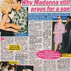 1996 - Unknown month - Unknown magazine - UK - Why Madonna still prays for a son