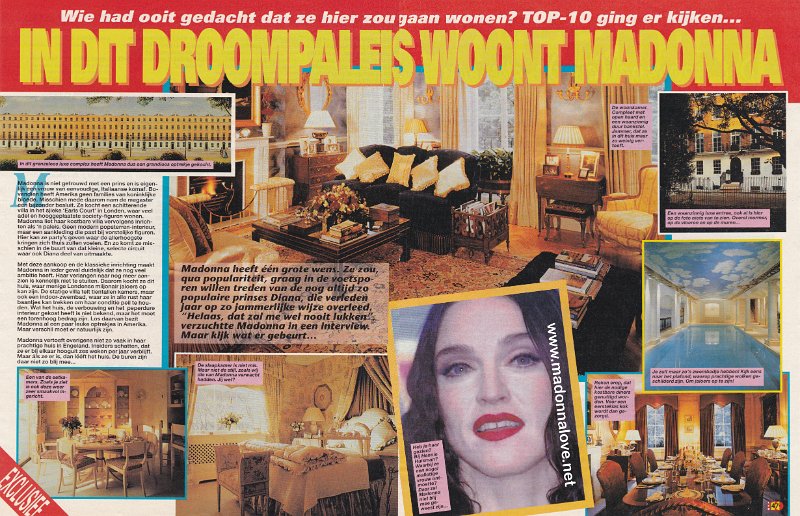 1998 - December - Top 10 - Holland - In dit droompaleis woont Madonna