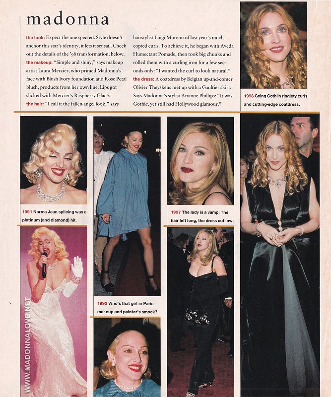 1998 - Unknown month - InStyle - USA - Madonna
