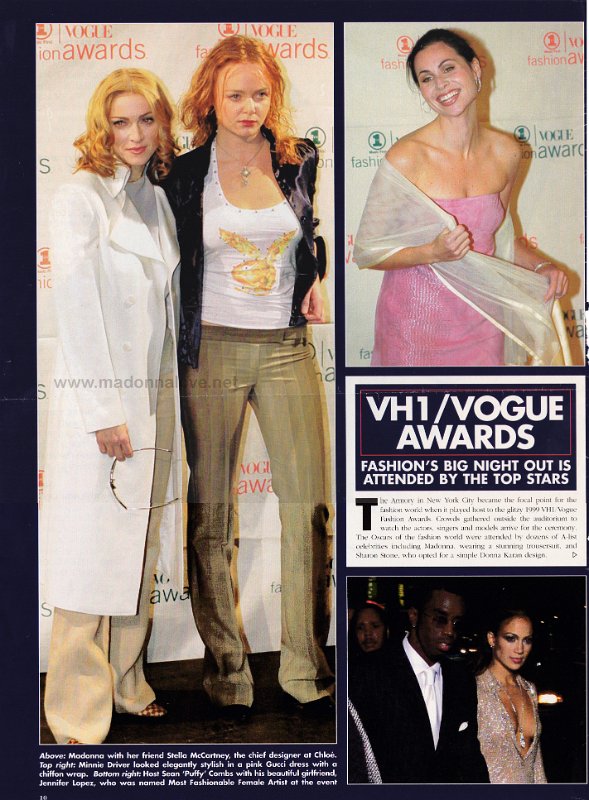 1999 - Unknown month - Hello - UK - VH1-Vogue awards