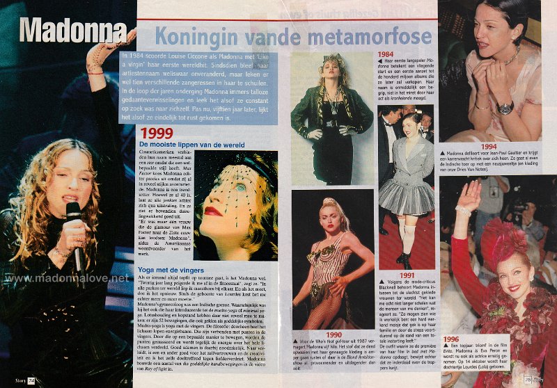 1999 - Unknown month - Story - Belgium - De koningin van de metamorfose