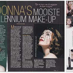 1999 - Unknown month - Glossy - Holland - Madonna's mooiste millenium make-up