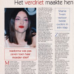 1999 - Unknown month - Vriendin - Holland - Madonna was pas zeven toen haar moeder stierf