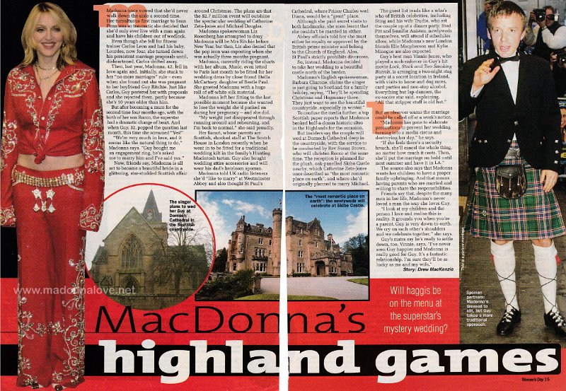 2000 - December - Woman's day - Australia - MacDonna's highland games