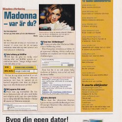 2000 - June - Internetguiden - Sweden - Madonna - var ar du