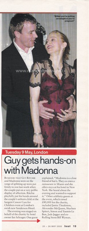 2000 - May - Heat - UK - Guy gets hands-on with Madonna