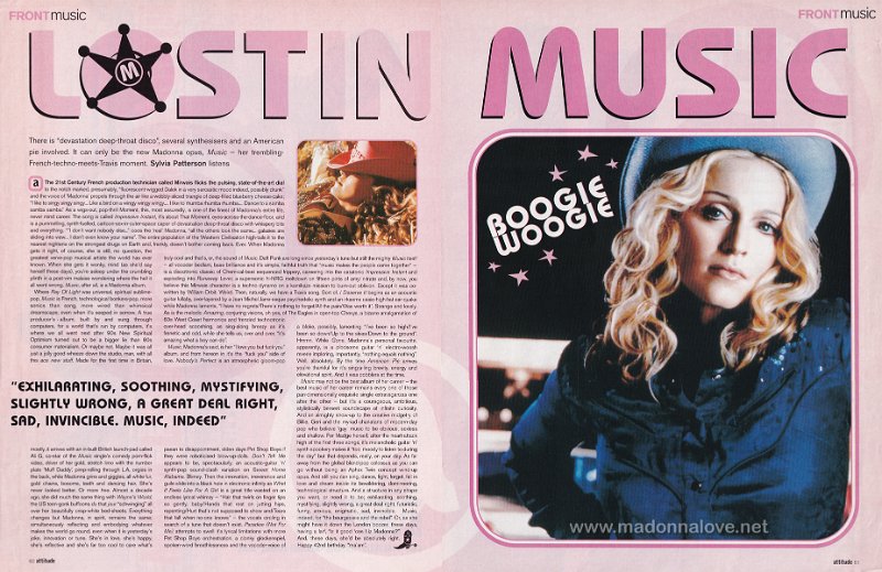 2000 - September - Attitude - UK - Lost in music