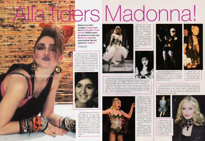 2000 - Unknown month  - Unknown magazine - Sweden - Alla tiders Madonna!