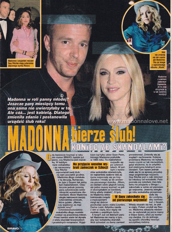 2000 - Unknown month - Bravo - Poland - Madonna bierze slub!
