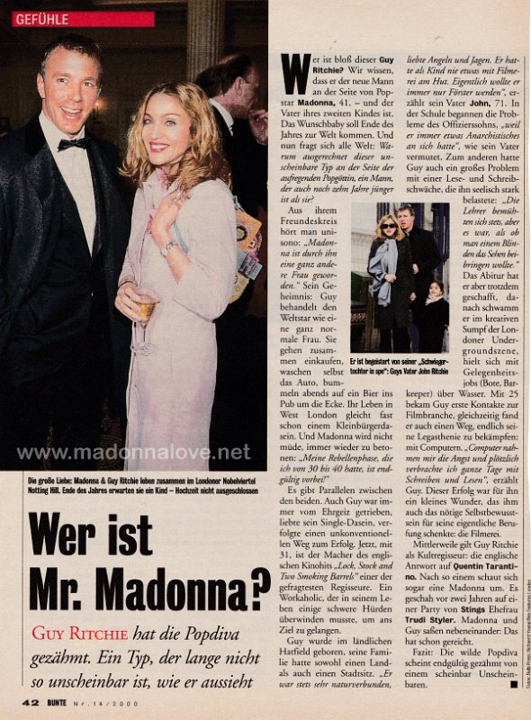 2000 - Unknown month - Bunte - Germany - Wer ist mr. Madonna