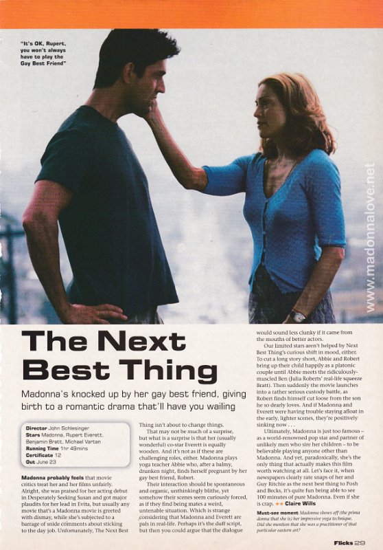 2000 - Unknown month - Flicks - UK - The next best thing