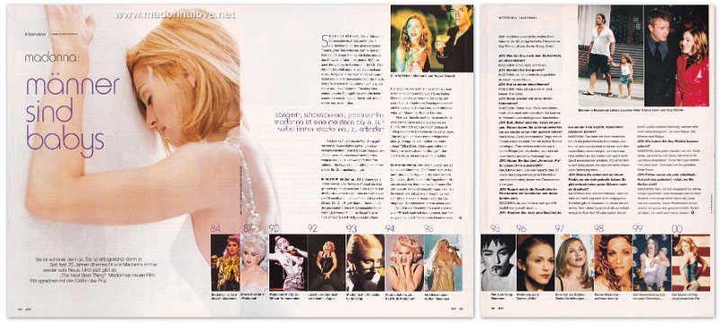 2000 - Unknown month - Joy - Germany - Madonna Manner sind babys