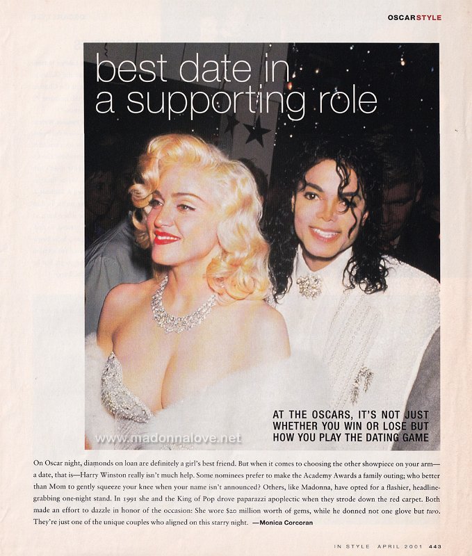 2001 - April - InStyle - USA - Best date in a supporting role