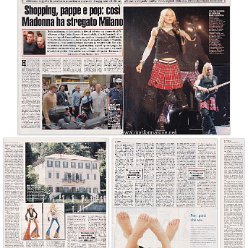 2001 - June - Oggi - Italy - Shopping, pappe e pop - cosi Madonna ha stregato Milano
