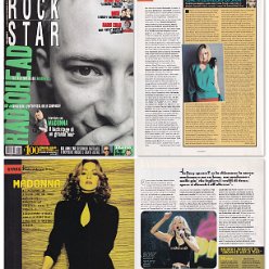 2001 - June - Rock Star - Italy - L'intervista per il tour Madonna