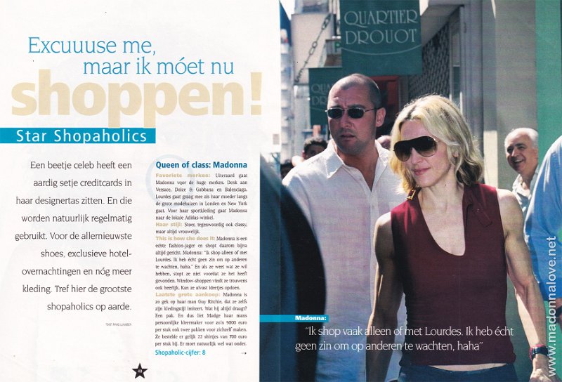 2001 - Unknown month - Celebrity - Holland - Excuuuse me, maar ik moet nu shoppen