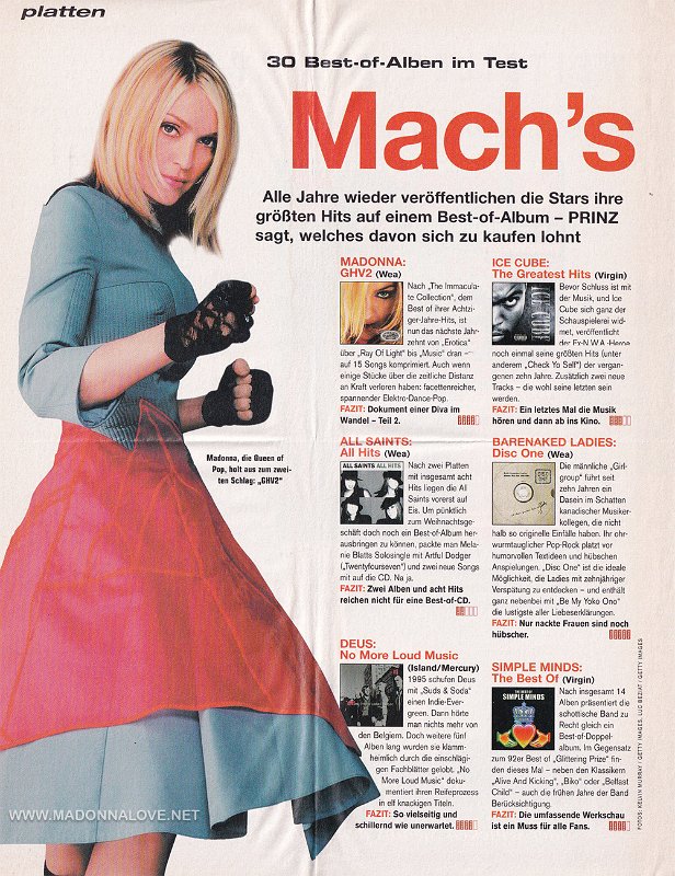 2001 - Unknown month - Prinz - Germany - 30 Best-of-Alben im test - Mach's