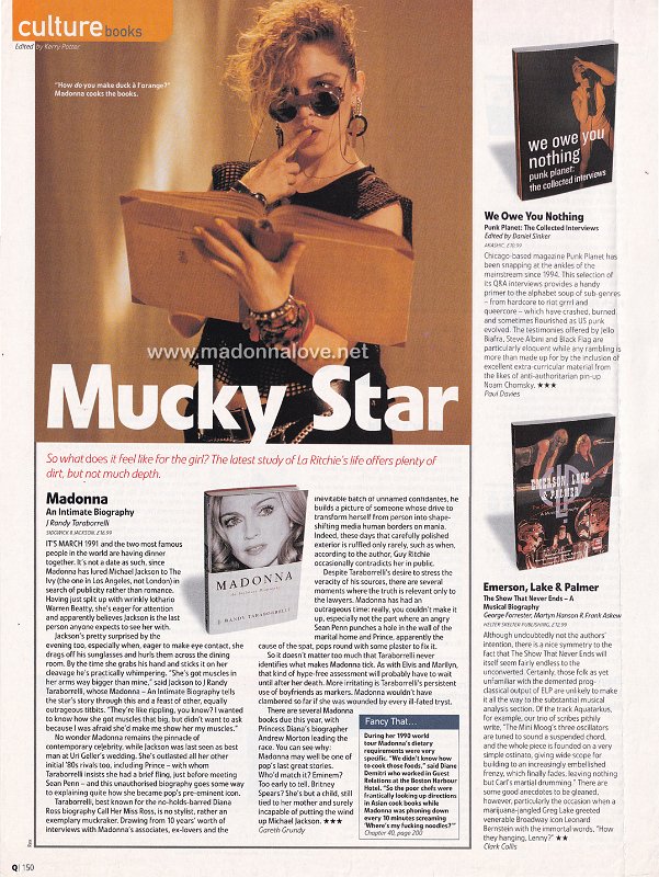 2001 - Unknown month - Q magazine - UK - Mucky star