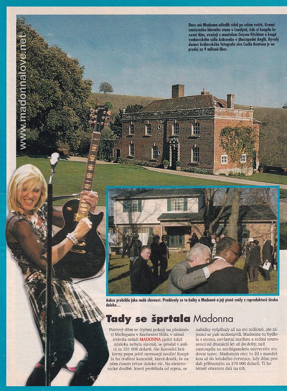 2001 - Unknown month - Story - Czech Republic - Tady se sprtala Madonna