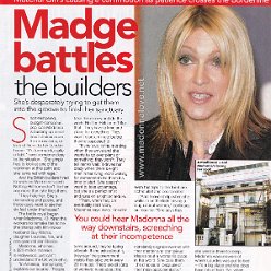 2001 - Unknown month - Woman's Day - USA - Madge battles the builders