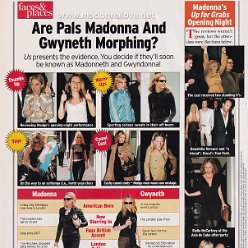 2002 - June - US weekly - USA - Are pals Madonna and Gwyneth morphing