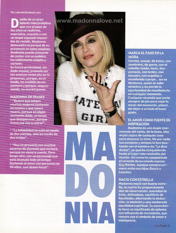 2002 - September - Que Pegue - Brazil - Madonna