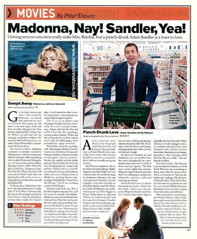 2002 - Unknown month - Rolling Stone - USA - Madonna nay! Sandler yeah!