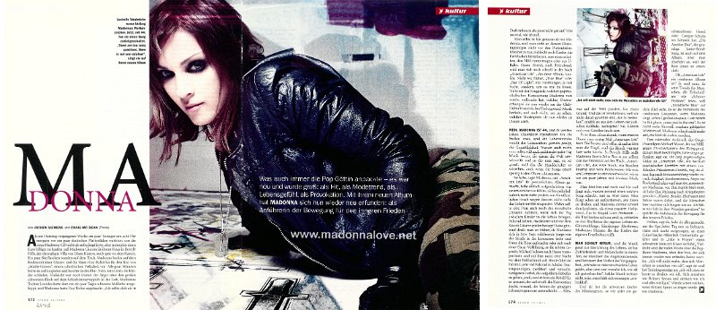 2003 - April - Stern - Germany - Madonna (Was auch immer die pop-gottin anpackte)