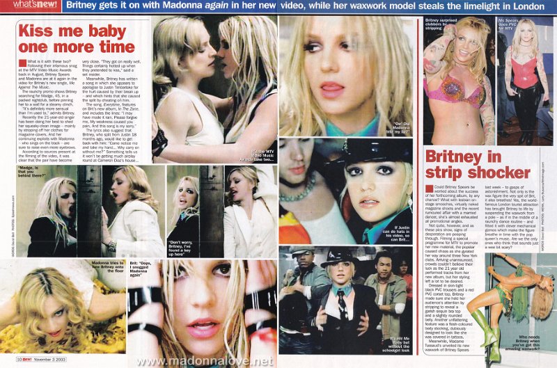 2003 - November - New - UK - Kiss me baby one more time