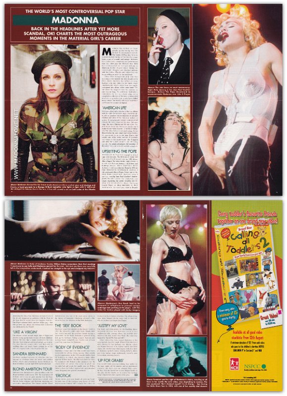 2003 - Unknown month - OK - UK - The world's most controversial popstar Madonna