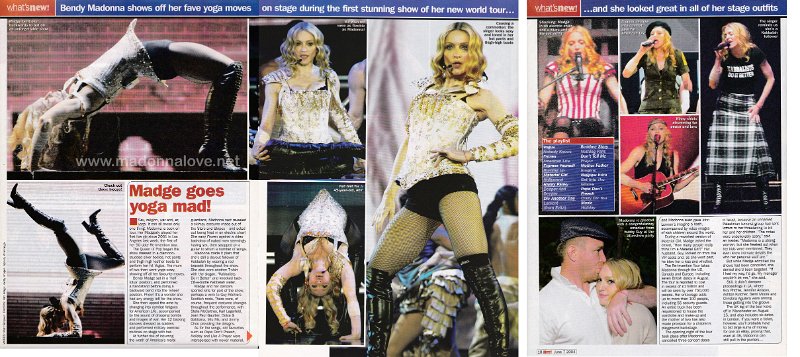 2004 - June - New! - UK - Madge goes yoga mad!