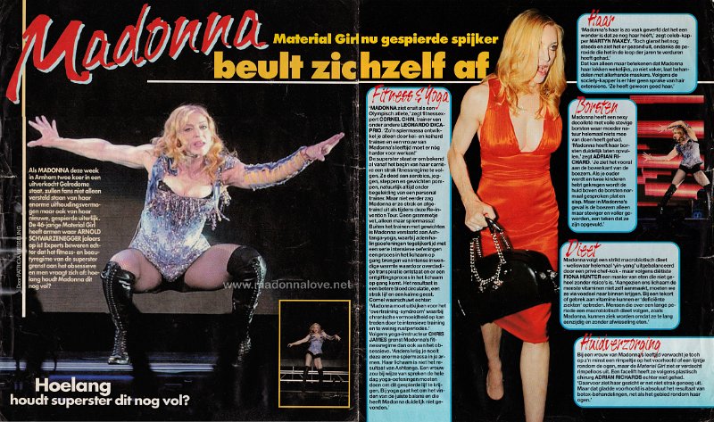 2004 - September - Prive - Holland - Madonna beult zichzelf af