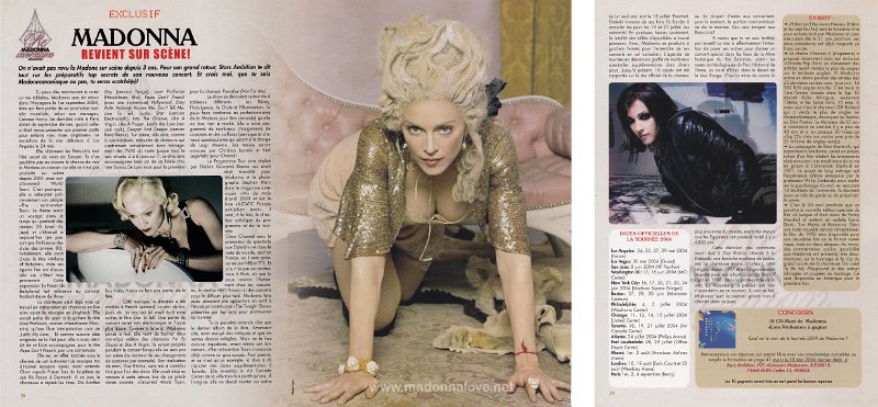 2004 - Unknown month - Stars ambition - France - Madonna revient sur scene!