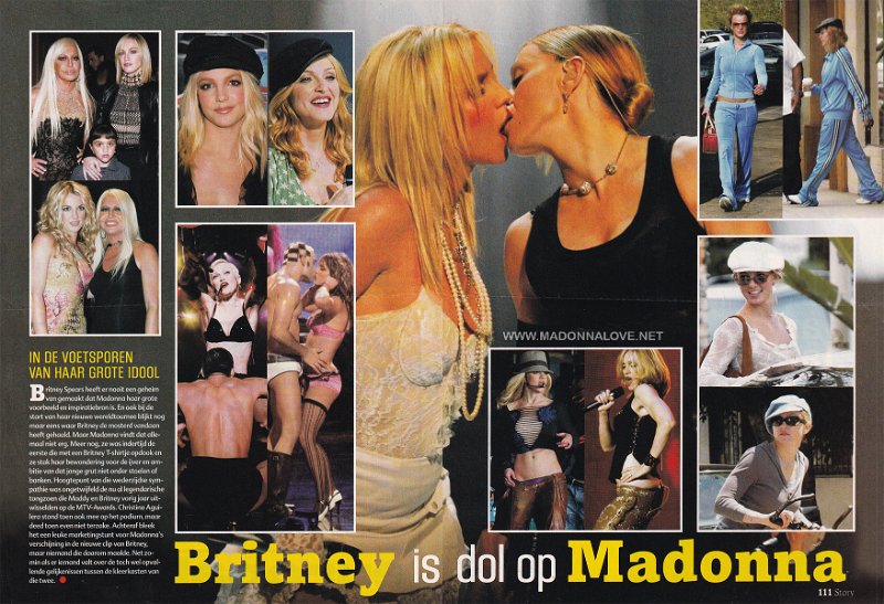 2004 - Unknown month - Story - Belgium - Britney is dol op Madonna